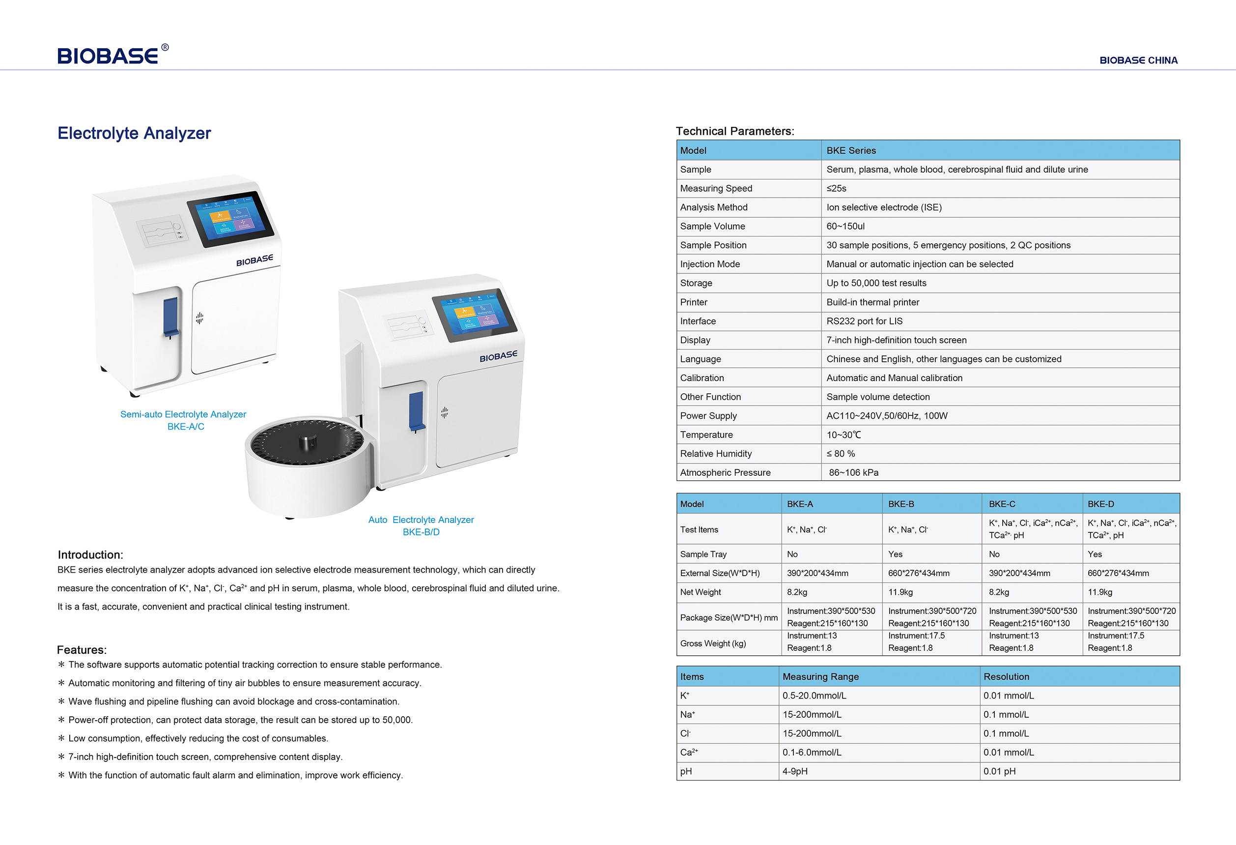 Electrolyte Analyzer Buy Biobase