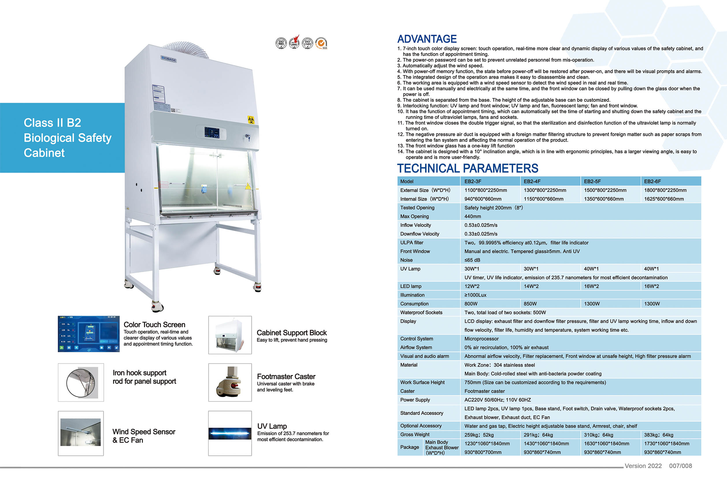 Class II B2 Biological Safety Cabinet EB2 Series - Buy BIOBASE