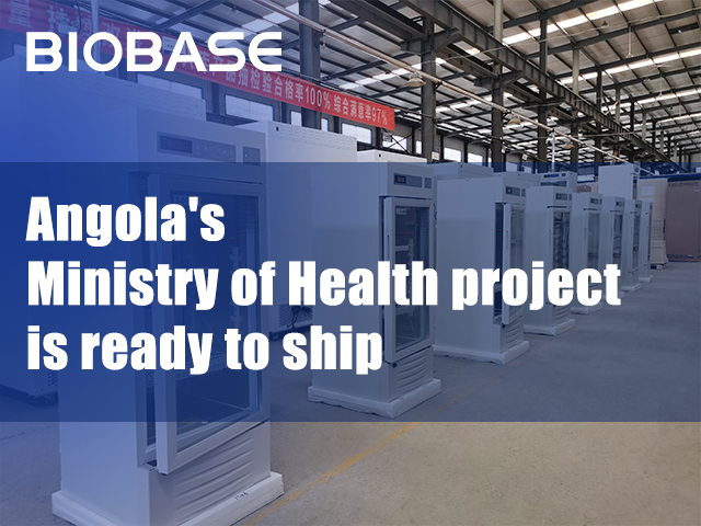 Angola's Ministry of Health project is ready to ship